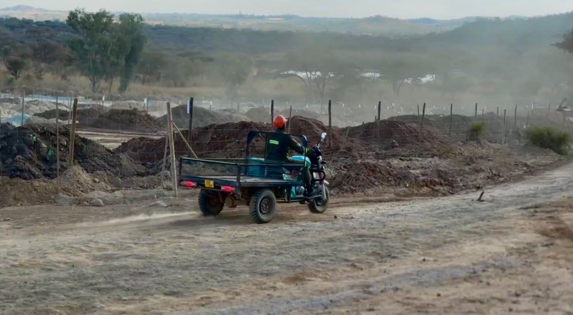 Equipment operating at the Amatola site