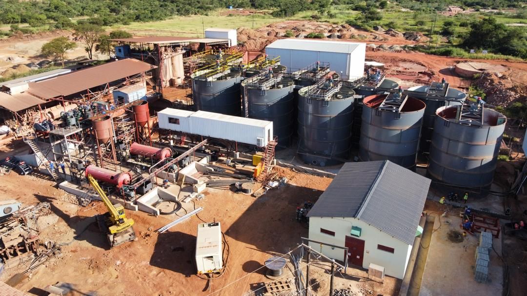 Close aerial view of the Amaveni plant