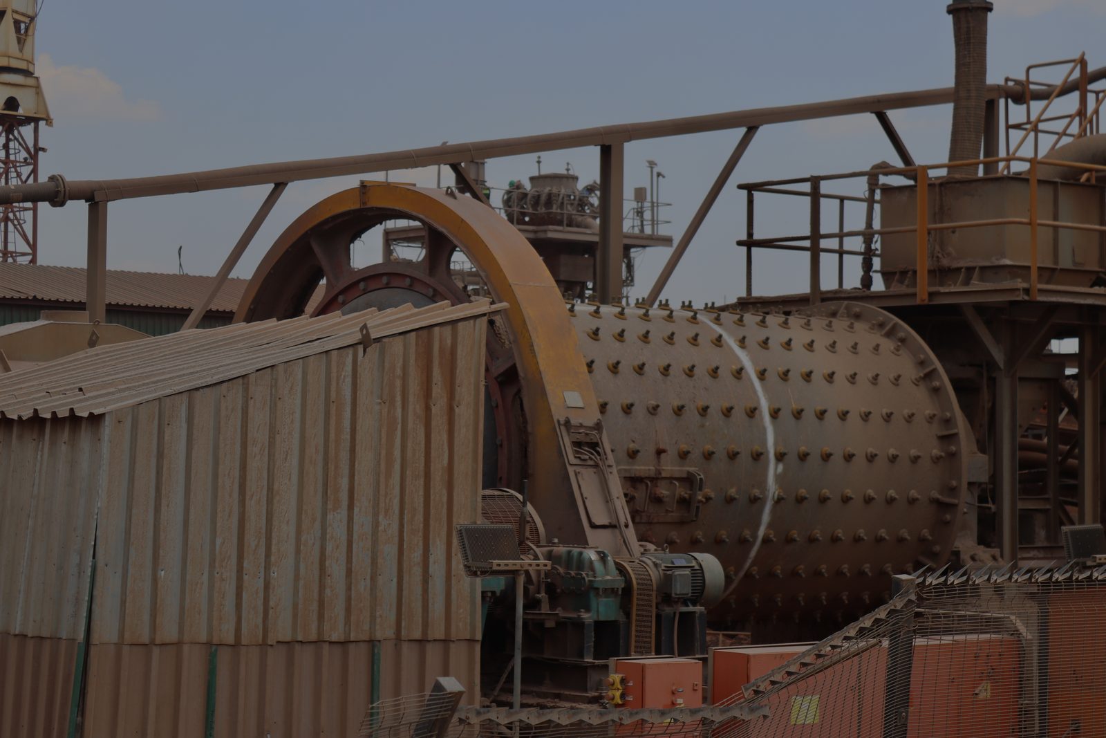 Ball mill at the Chandelier plant