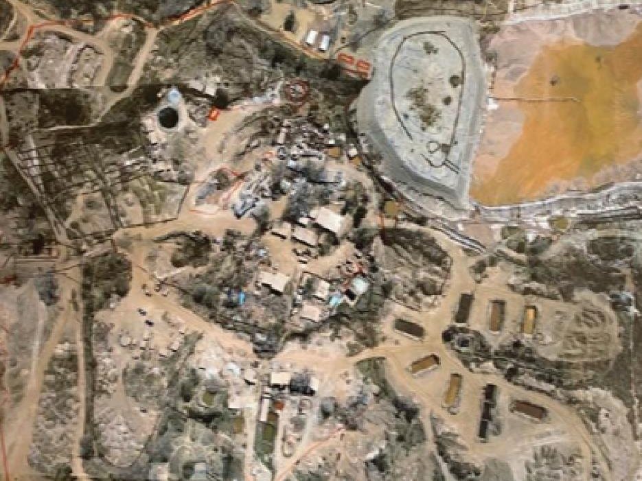 Aerial view of the Walden site
