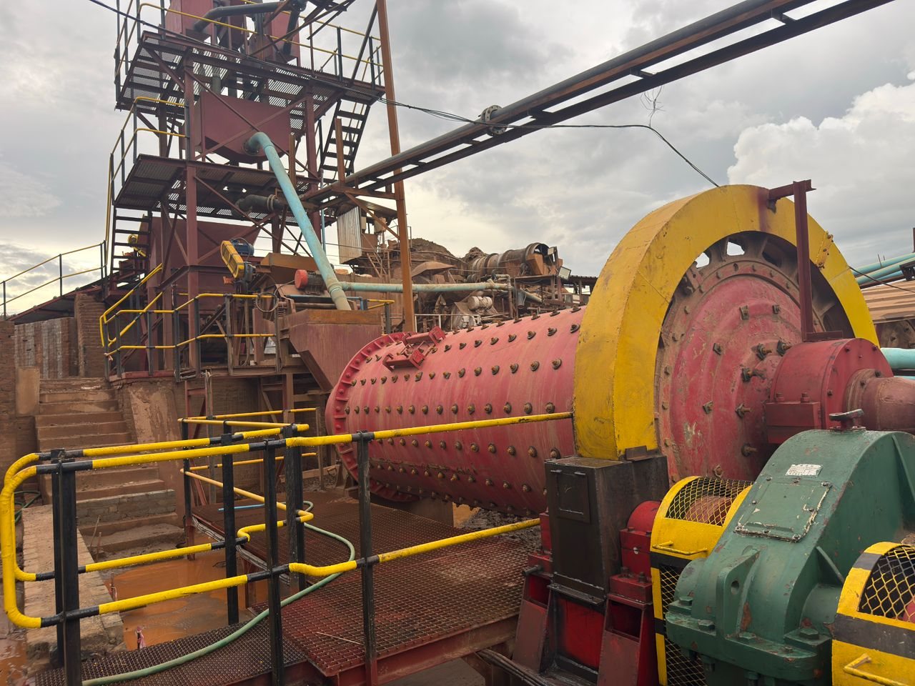 Ball mill and processing structure at Walden