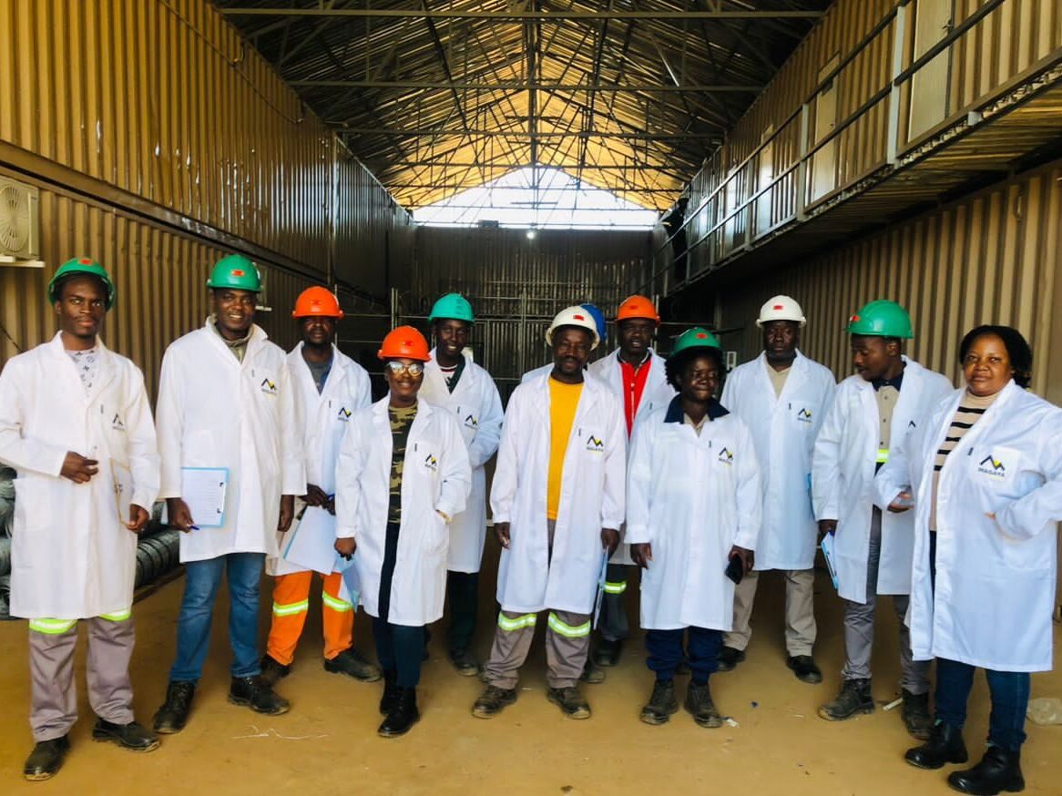 Magaya Mining Team at Safety Training for Mining in Zimbabwe